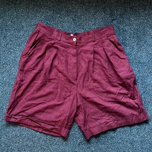 Vintage Linen Shorts - Picture 1 of 2